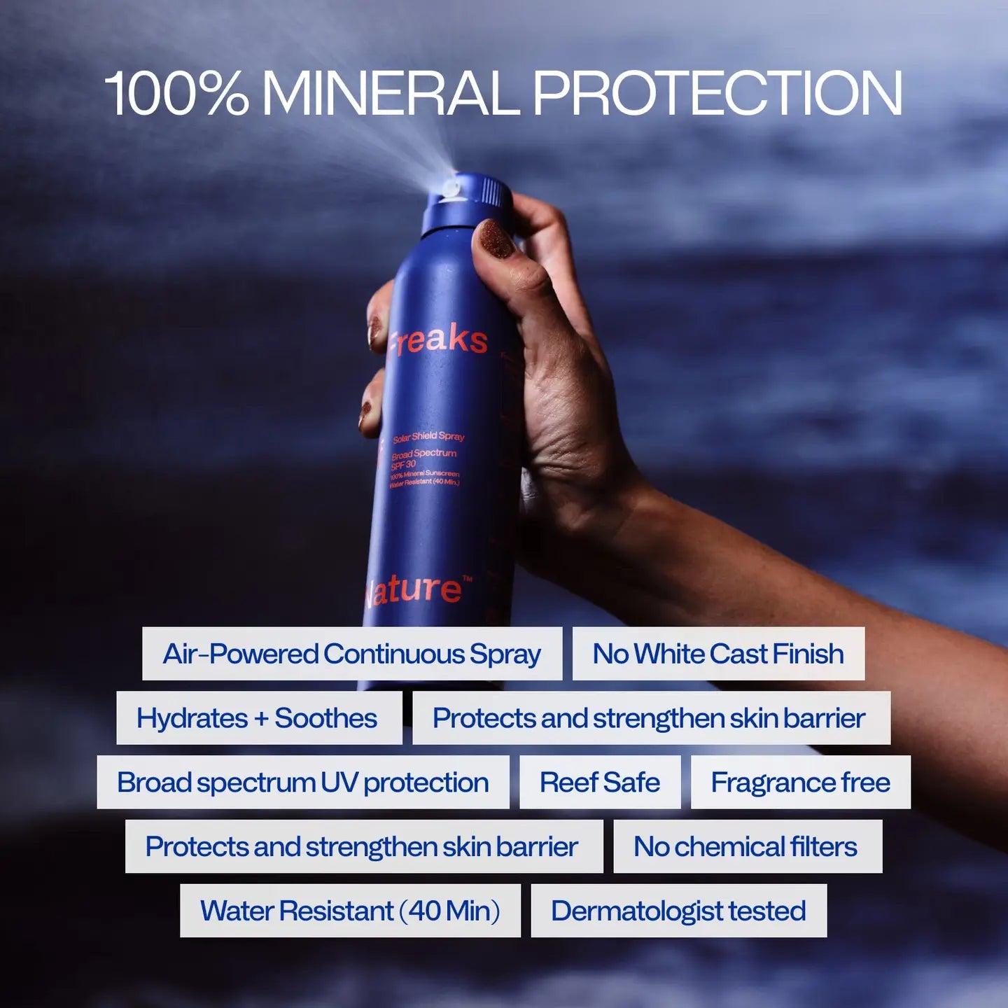 Freaks of Nature-Solar Shield Spray SPF30 6oz 170g