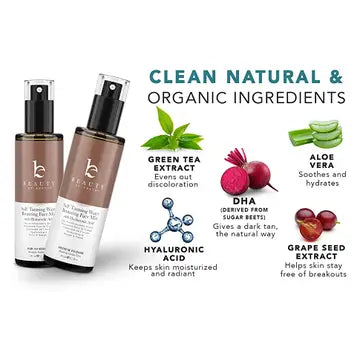 BBE-Self Tanner Face Mist Med to Dark